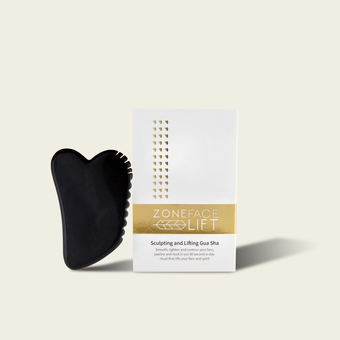 Obsidian Jagged Edge Gua Sha